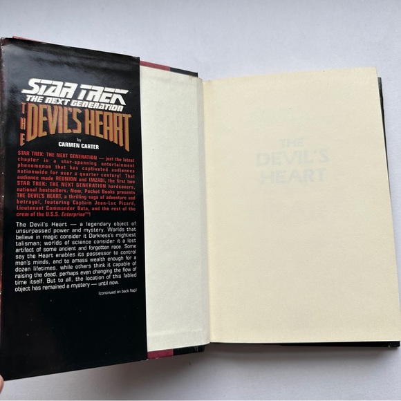 Book: 1993- Star Trek: The Next Generation: The Devil's Heart by Carmen Carter - Picture 4 of 6